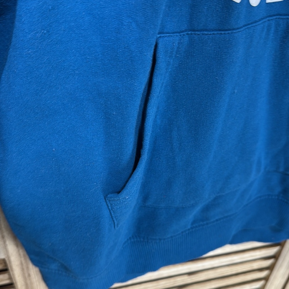 Peanuts Blue 'Forever Friends' Faux Sherpa Hoodie Size L 11-13 - Picture 3 of 9